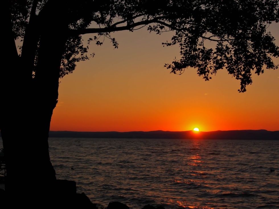 Seara pe lacul Balaton